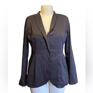 Eileen Fisher Black Hidden zipper Blazer Women’s size M